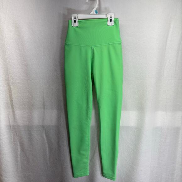 WILO Green Ribbed Leggings - Size XS - Perfect for Fall! - Picture 1 of 6
